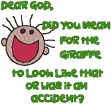 Machine Embroidery Designs: Dear God #9