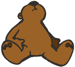 Machine Embroidery Design: Cubby Bear Looking Up