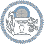 Holy Eucharist Embroidery Design