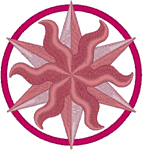 Compass Rose #1 Embroidery Design