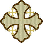 Jerusalem Cross Embroidery Design