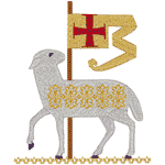 Lambs of God Embroidery Design