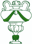 Machine Embroidery Designs: Green Vase 3