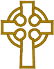 Christian Embroidery Designs: Celtic Cross Outline
